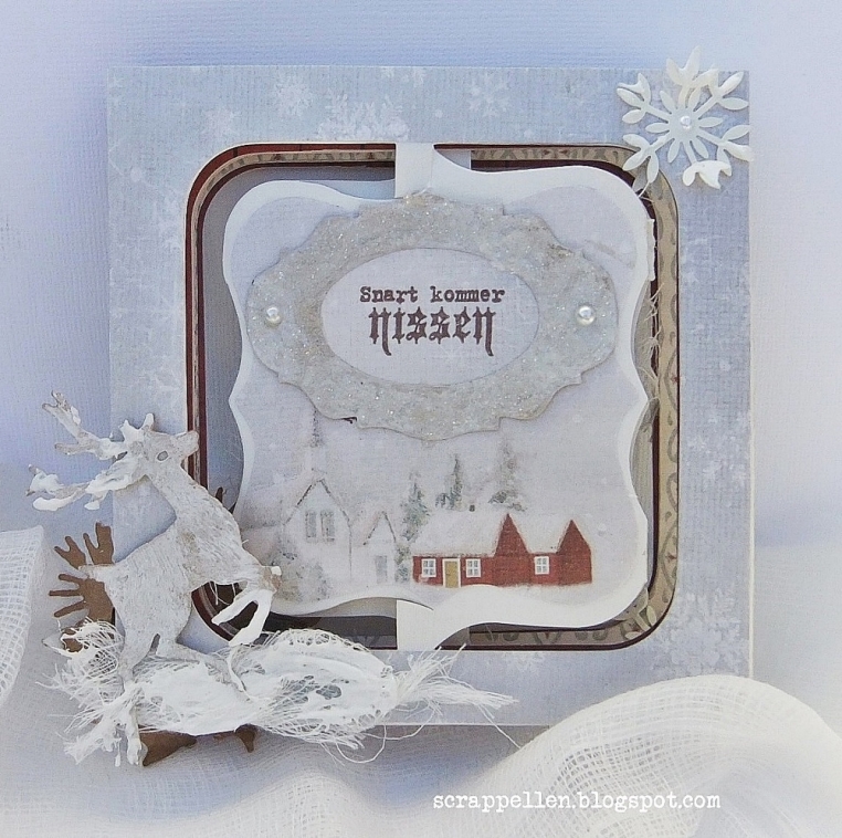 Christmas mini album and a gift-tag