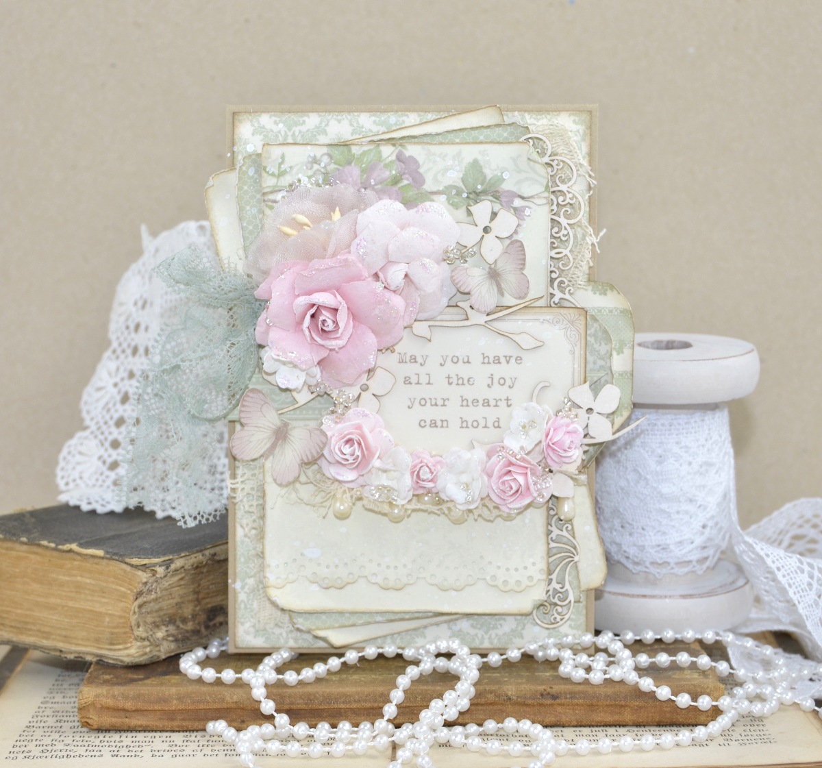 A Little Green And Pink Card » Pion Design's Blog